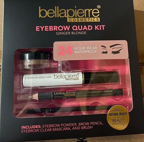Bellapierre Cosmetics Eyebrow Quad Kit Ginger Blonde USA