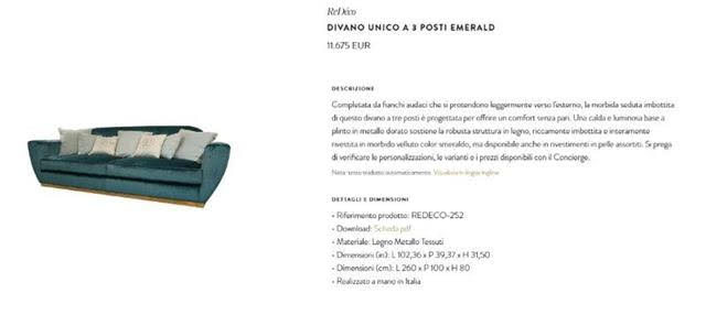 ReDèco     luxury furniture of the highest quality Made In Italy