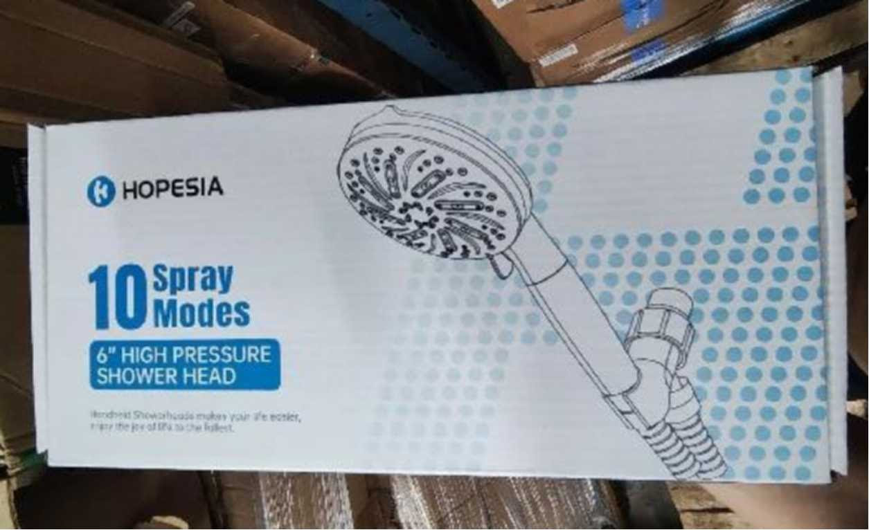 HOPESIA 10 Spray Modes Shower Head. 2300units. EXW  IL $6.50unit.
