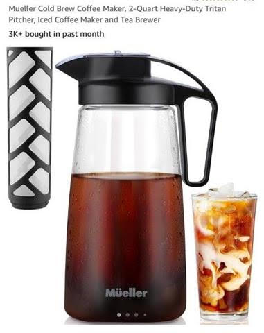 Mueller Cold Brew Coffee Maker USA