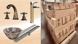 New Overstock Manifested Truckload of Assorted Sinks, Faucets & Drains