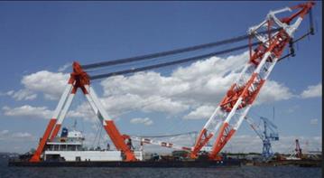 4000t floating crane (Luffing Gib Type) for sale 