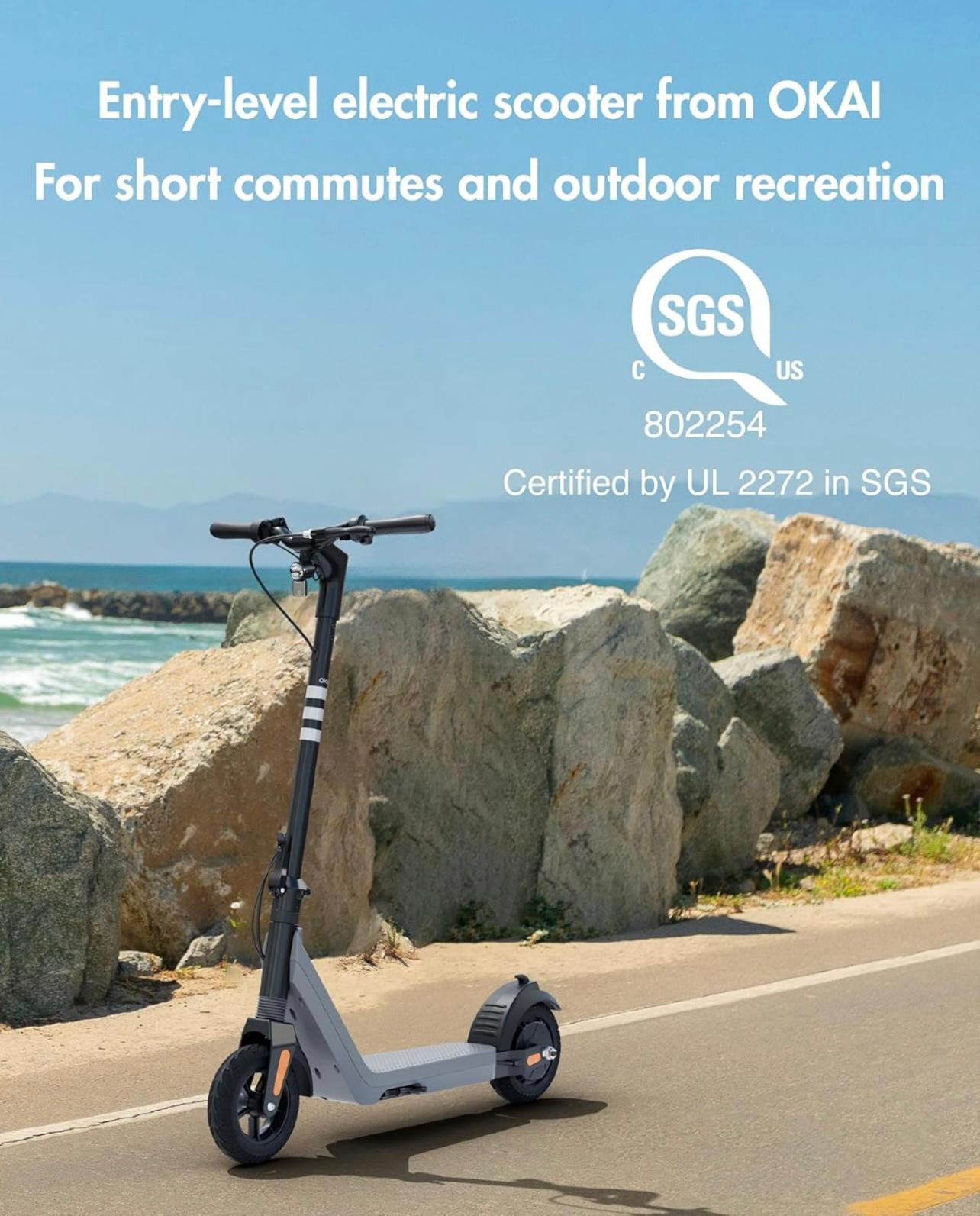 OKAI Zippy Foldable Electric Scooter.  200 Units. EXW Los Angeles $199.00 unit