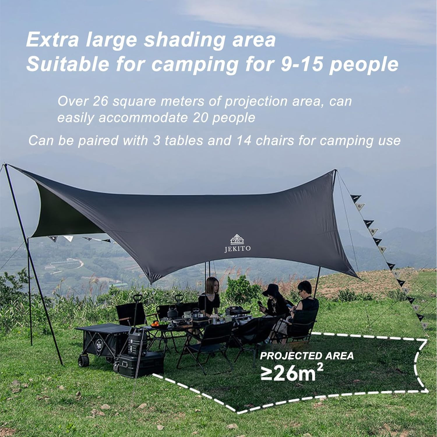 8 ft x 9.58 ft Waterproof Camping Tent Tarp. 600 units.  EXW Philadelphia $21.00 unit.