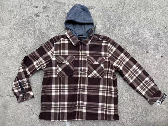 Mens Plaid Sherpa Lined Jackets China