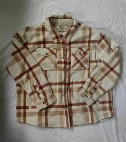 Ladies Plaid Sherpa Lined Jacket China