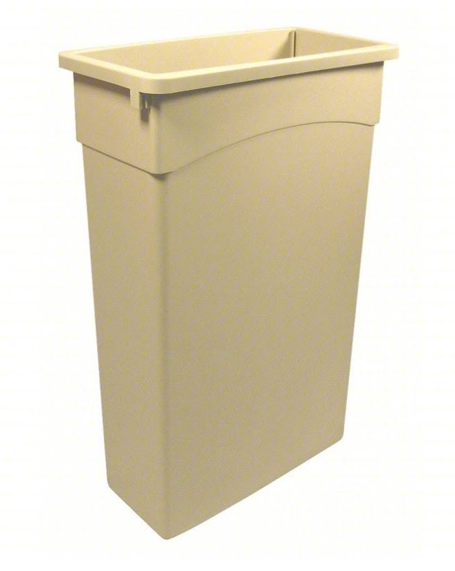 GRAINGER 23 Gallon Commercial Grade Trash Can. 2080 Units. EXW S. Carolina $6.95 unit. Retail $86.82