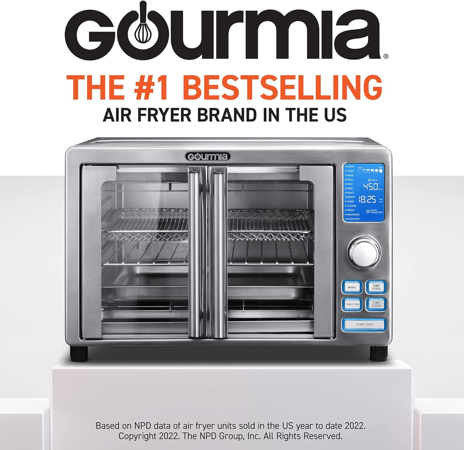 Gourmia GTF7520 Toast Oven Air Fryer. 780 units. EXW Los Angeles $63.00 unit.