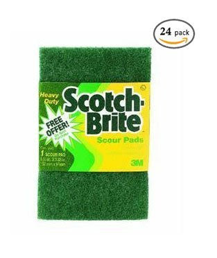 M Scotch Brite 24PK Multi- Purpose No Scratch Scouring Pad. 1200 Packs. EXW Los Angeles $11.95/Pack of 24. Retail $34.99