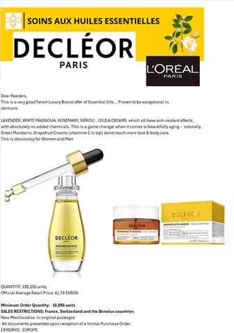 DECLEOR Paris LOREAL Opportunity Europe