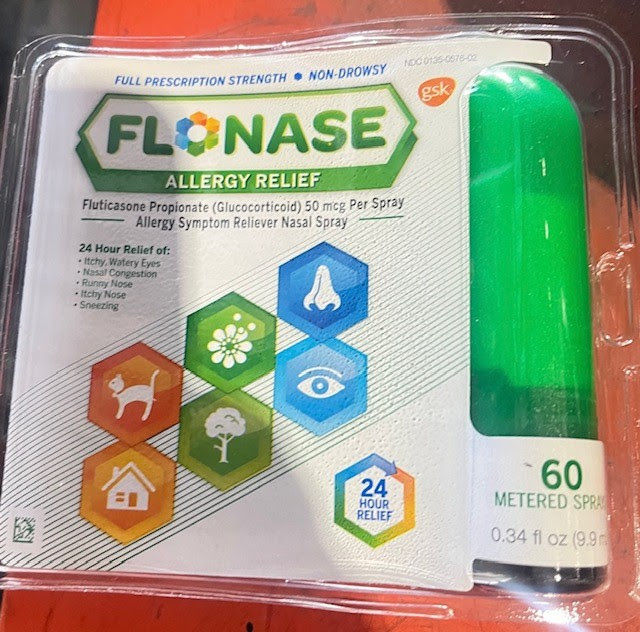 Flonase 0.34 oz Allergy Relief 60 Metered Spray. 8760 units. EXW Los Angeles $4.95 unit.