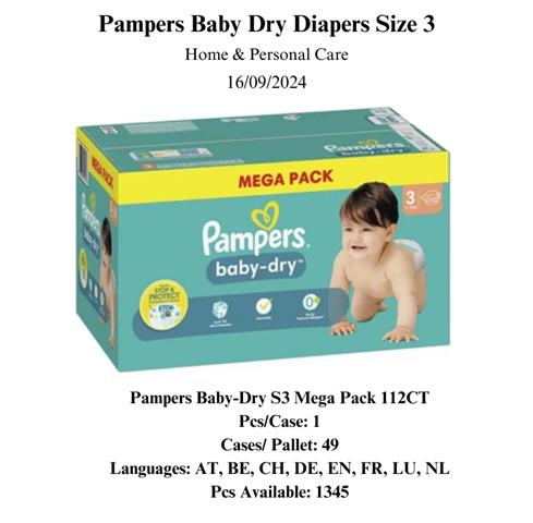 Pampers Size 3 Diapers: Offer