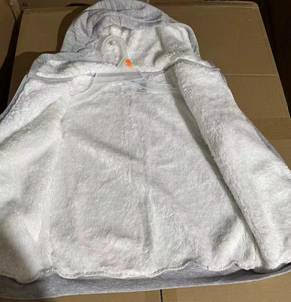 Boy Fleece Hoodie with Sherpa Lining with hangger 30,000pcs