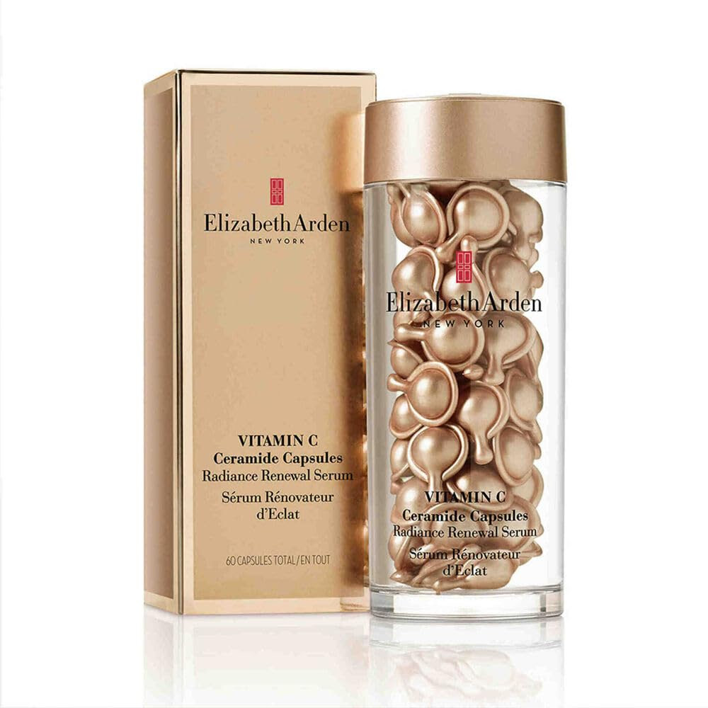 Elizabeth Arden Vitamin C Ceramide Capsules Serum, Daily Skin Care, Brightening Face Serum