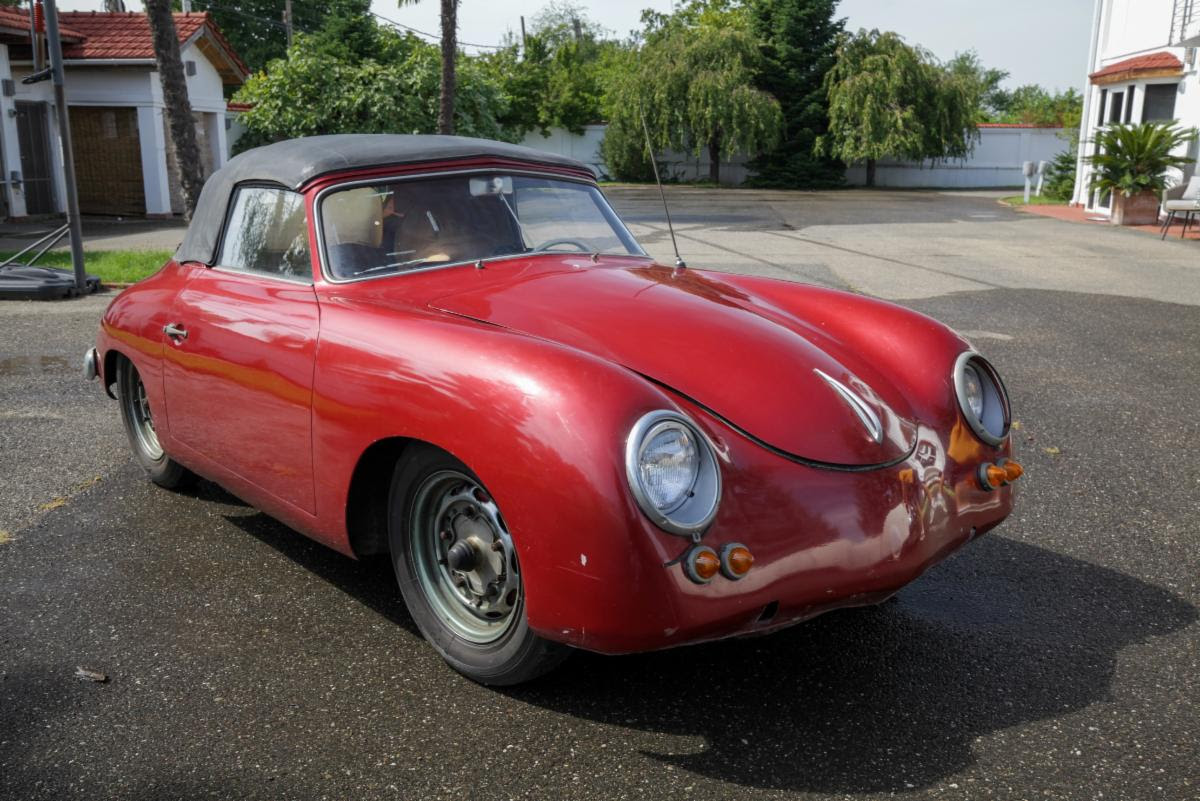 1954 Porsche 356 Pre-A Cabriolet and 1952 Porsche 356 Pre A Coupe