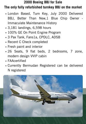 2000 Boeing BBJ for sale