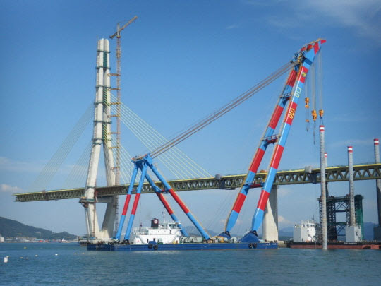 Ref. No. : BNC-FC-1200-11-1 (TBN), FLOATING CRANE (SHEAR-LEG TYPE)