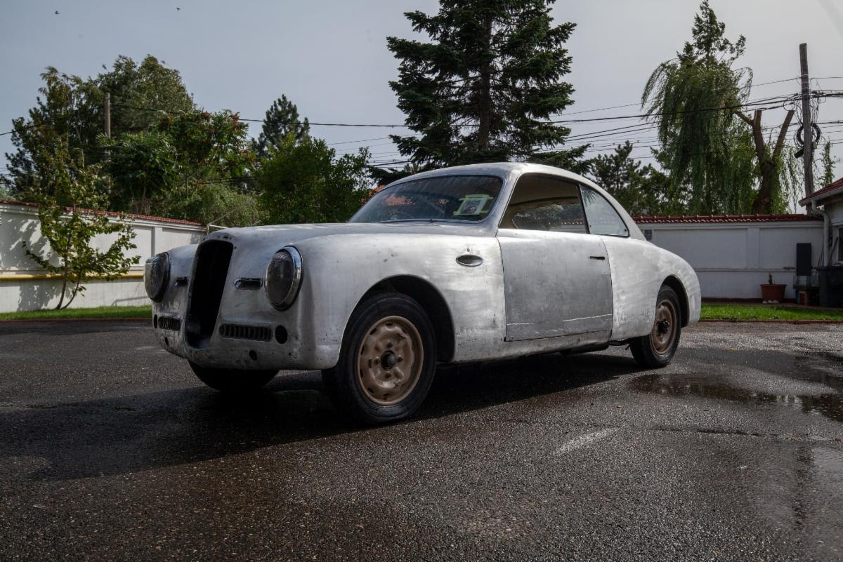 Extremely Rare 1951 Lancia Aurelia B50 Stabilimenti Farina Coupe with Aluminum Body