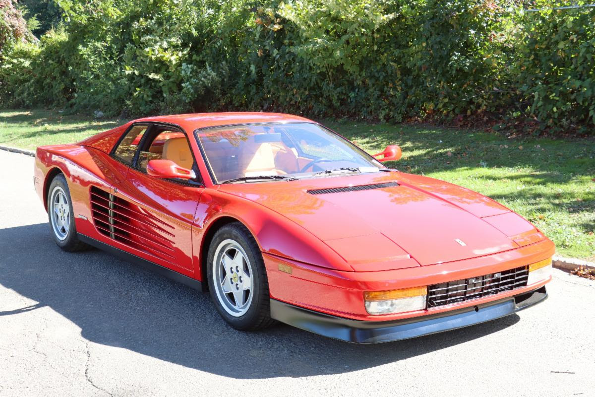 1991 Ferrari Testarossa with 21k Miles, Books and Tools