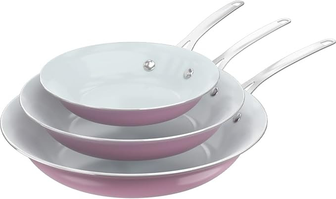 Non stick 3Piece Ceramic Frying Pan set. 5000 Sets. EXW Los Angeles $15.00 Set.