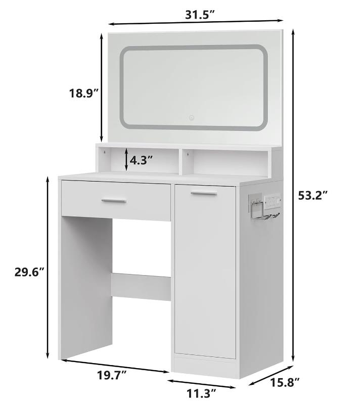 Dressing Table with Vanity mirror. 250 Sets.EXW Los Angeles $52.00 Set.