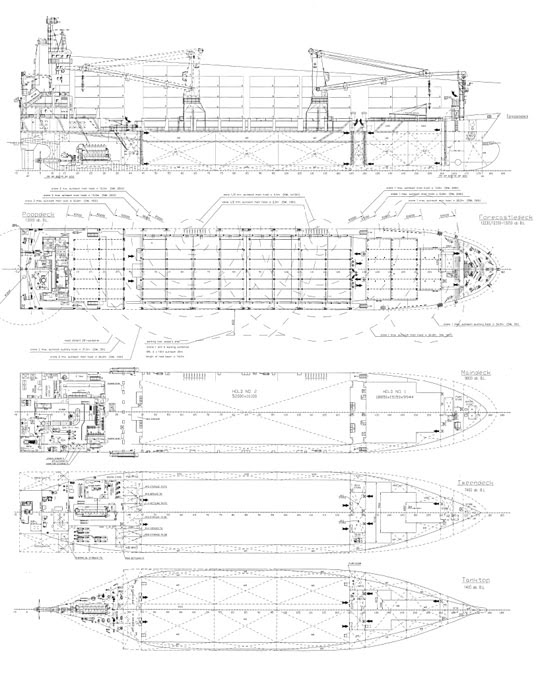 Ref. No. : BNC-MPP-599-04 (M/V TBN),  MULTIPURPOSE CONTAINER HEAVY LIFT SHIP (MPP, TWEEN DECKER)