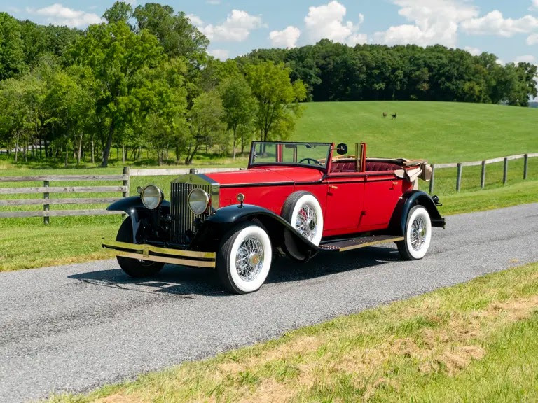 1931 Rolls-Royce Phantom II Special Newmarket Convertible Sedan by Brewster