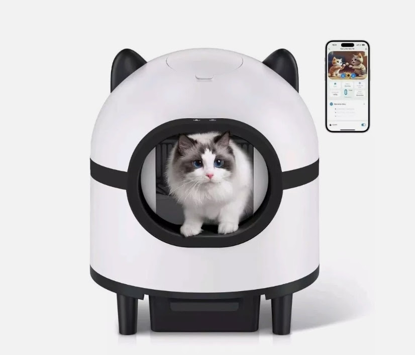 Amztoy Automatic Self-Cleaning Cat Litter Box. 6410 Units.  EXW Los Angeles $37.00 Unit. Retail $450.00