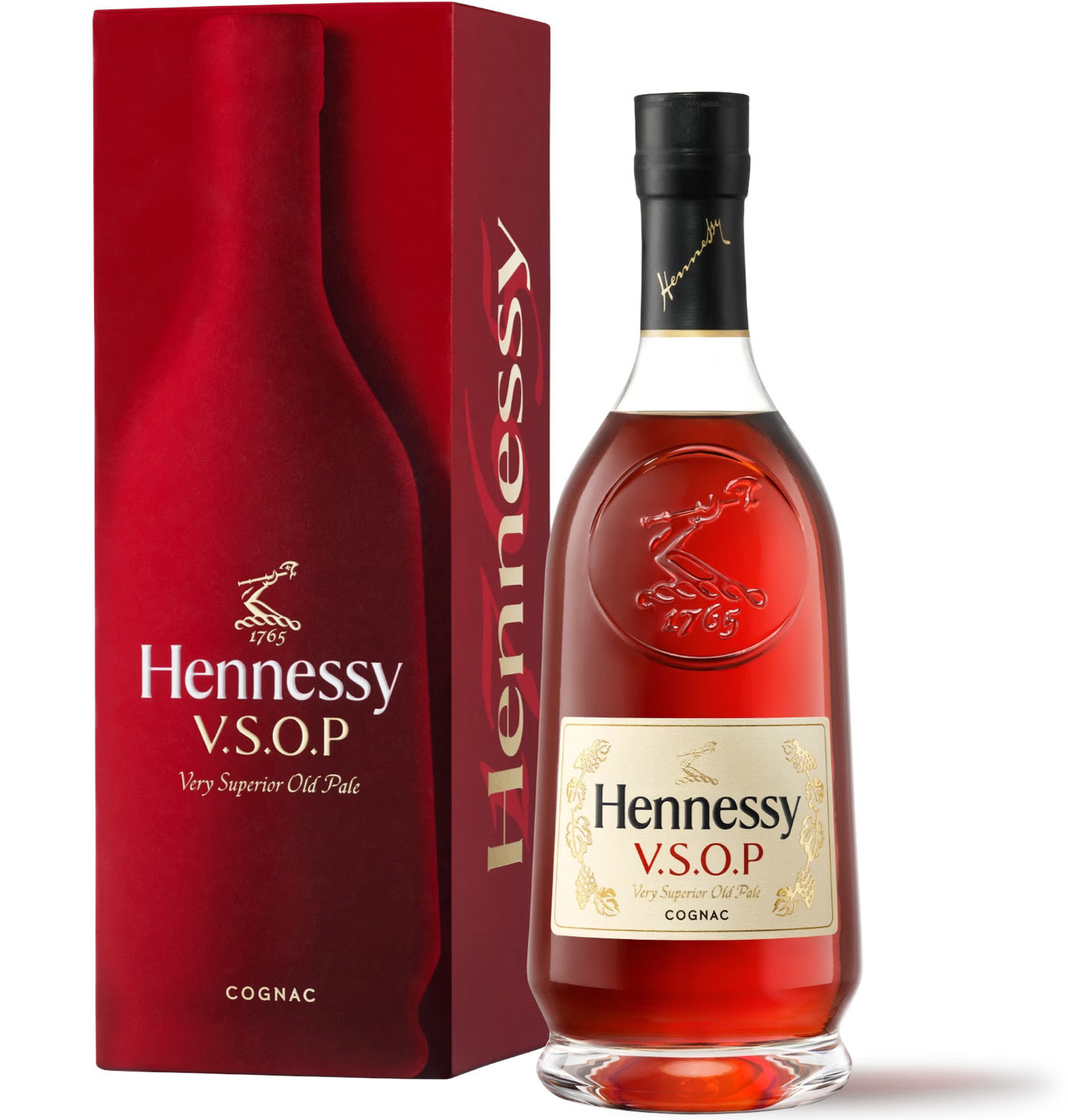 400cs Hennessy V.S.O.P 12/100/40+GBX @€49.99 btl