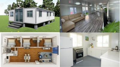 discount for 40ft expandable container house now where on earth can you get a 3 bedroom house complete with kitchen and bathroom for $15,000 ?? 