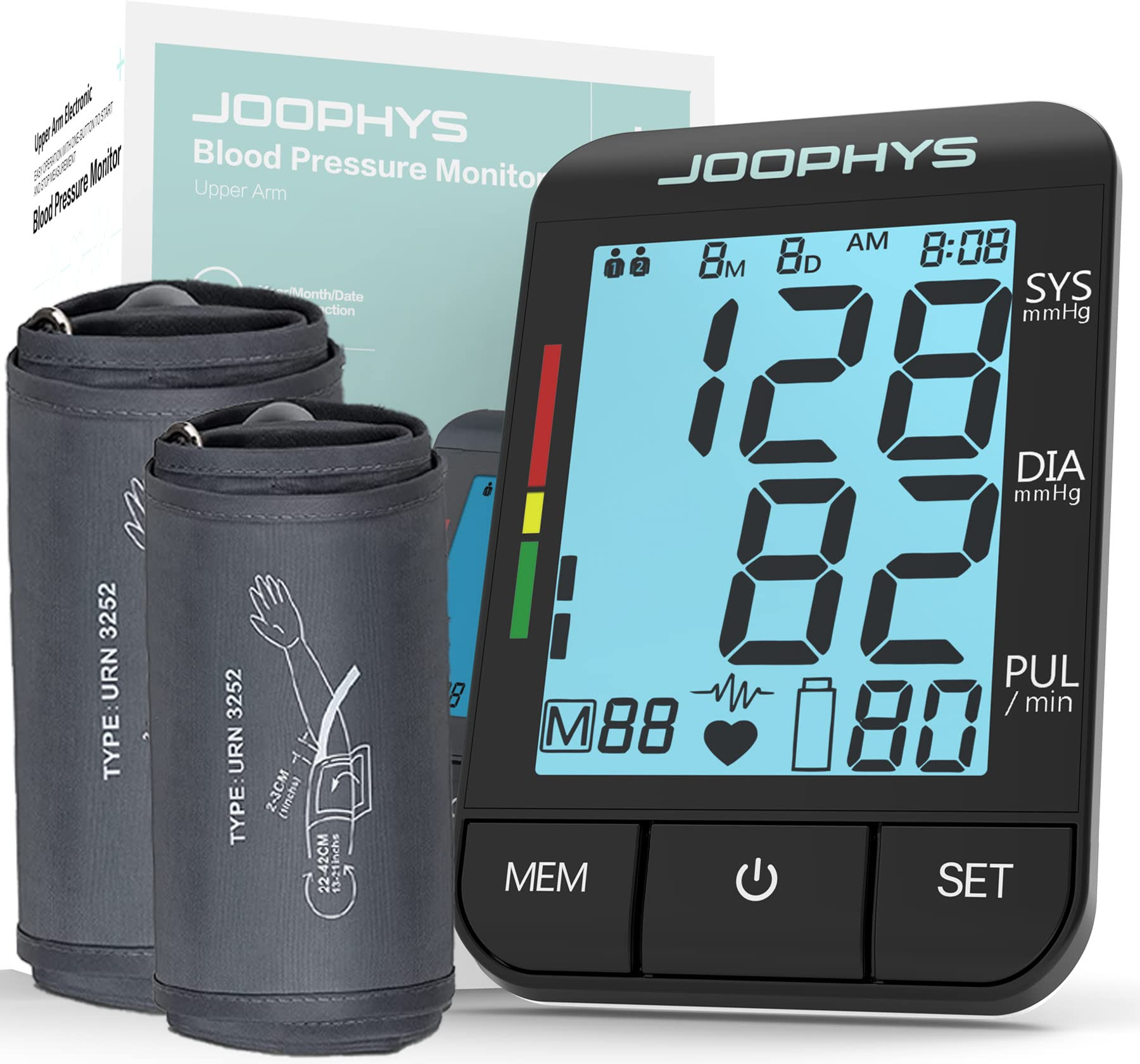 JOOPHYS Blood Pressure Monitor. 1000 units.  EXW New York $9.95 unit. Retail $54.99