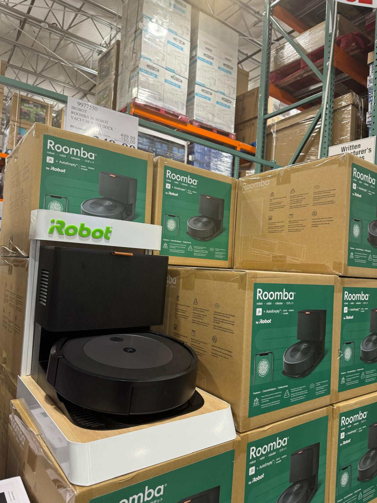 iRobot Roomba j6+ Self-Emptying Robot Vacuum. 358 Units.  EXW Los Angeles $170.00 Unit. Retail $545.00