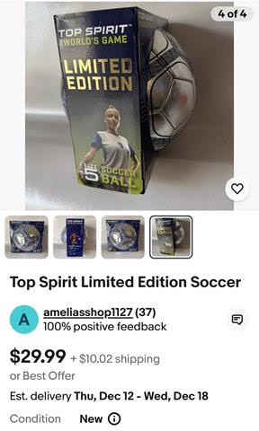 Soccer balls Ltd edition