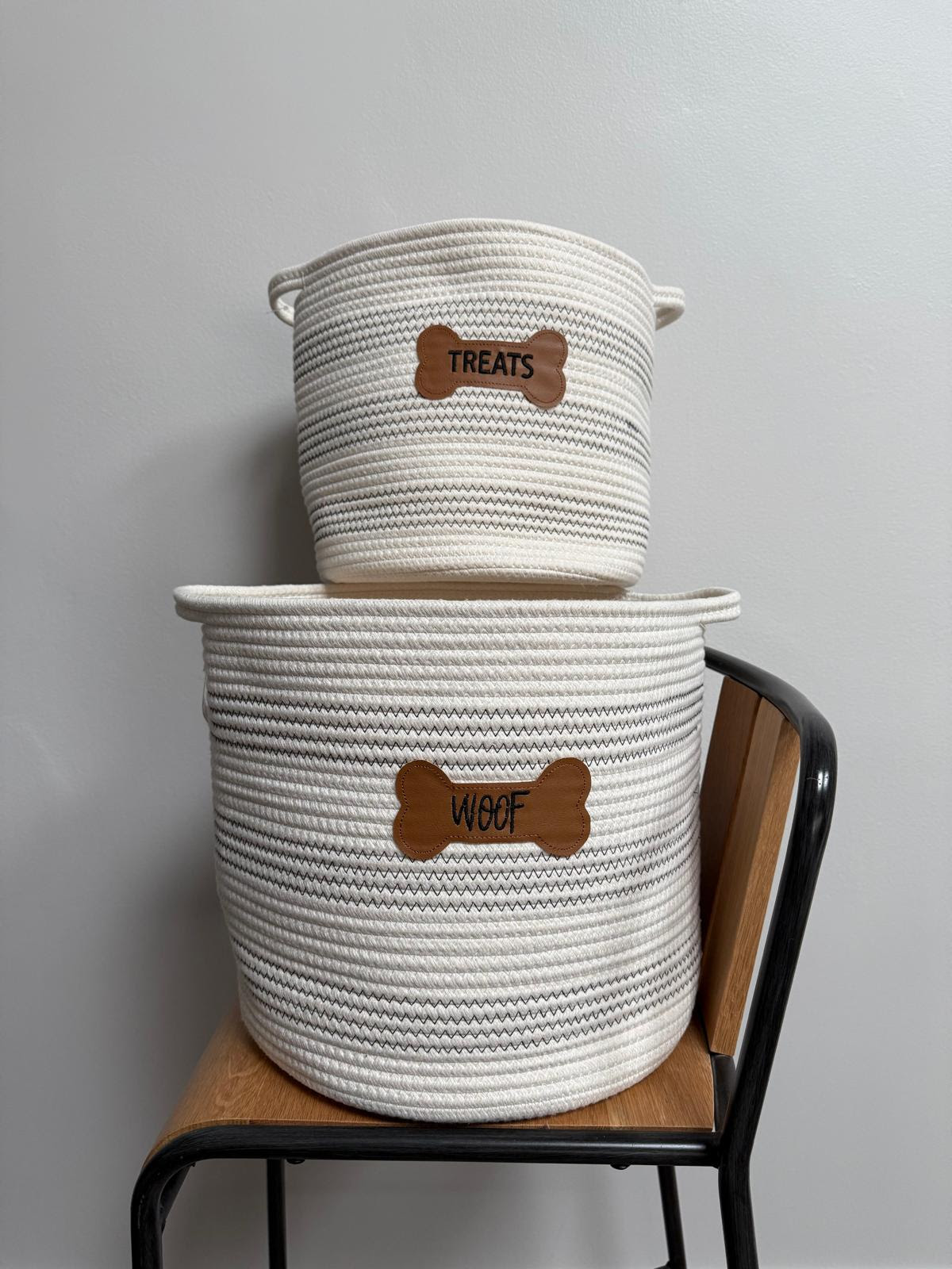 Pet Posse 2 Pieces Cotton ROPE & Seagrass Storage Bins Set. 7100 Sets.  EXW Los Angeles $4.75 Set.