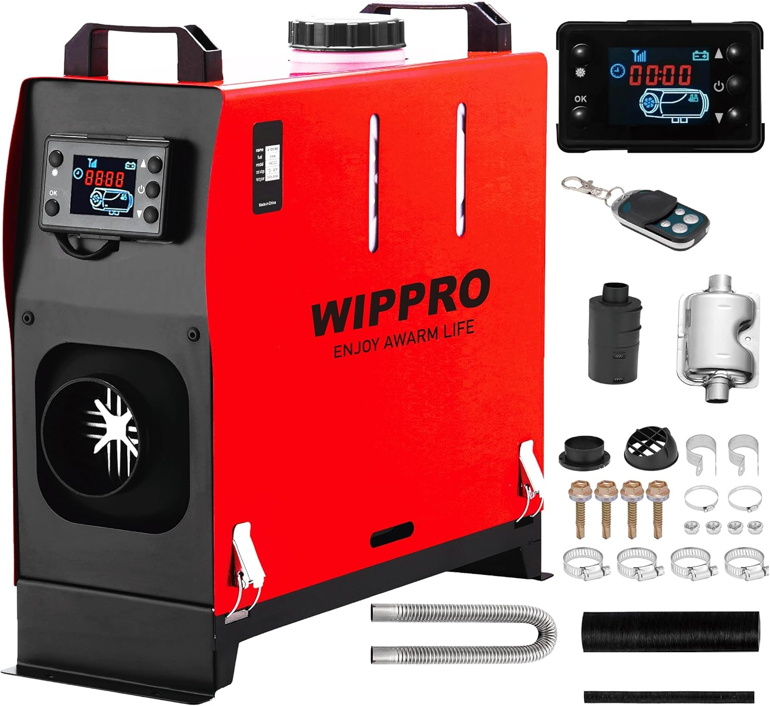 WIPPRO 8KW, 12V Diesel Heater. 1360 Units.  EXW Los Angeles now only $55.00 Unit.