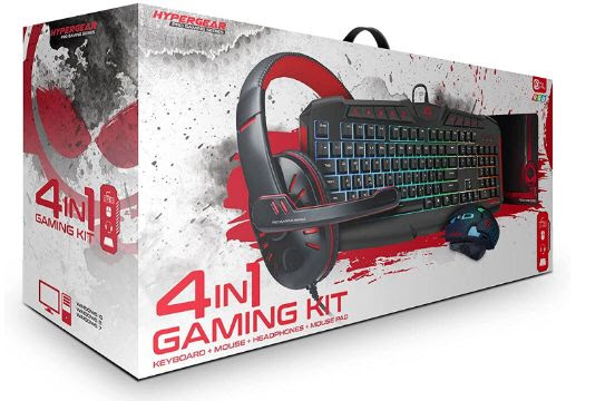 HyperGear 4-in-1 Gaming Kit RGB Backlit Gaming Kit. 7000 Units.  EXW Los Angeles $15.95 Kit Retail $59.99  