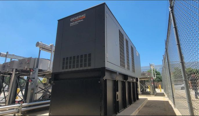 600KW Generac Diesel Generator w/ C18 Cat Perkins Engine!