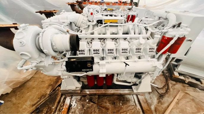 585KW MTU 12V2000 Marine Diesel Generators, (4600 hours from new) - $70,000 for both!