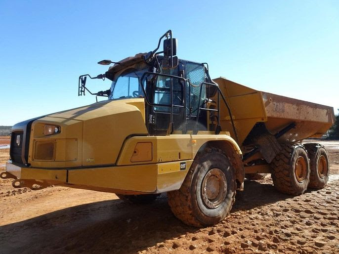 Pair of 2021 CAT 730 Trucks, Low Hours, NICE