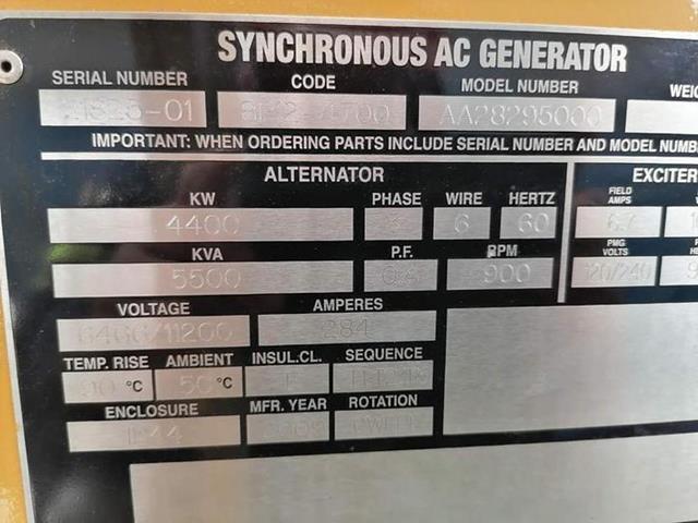 Caterpillar 3616 Type V-16 Unused generator sets x 8