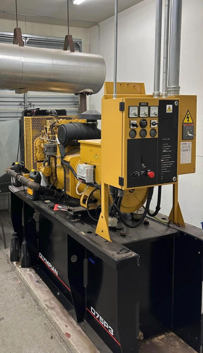 Perkins Diesel Generator 75KW w/200 Hrs.