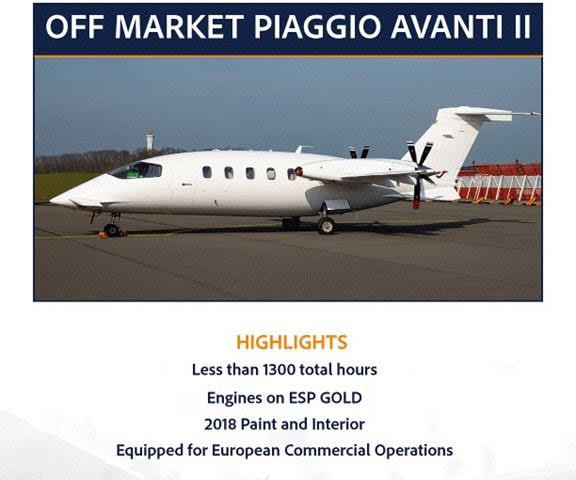 PIAGGIO AVANTI II | Off Market