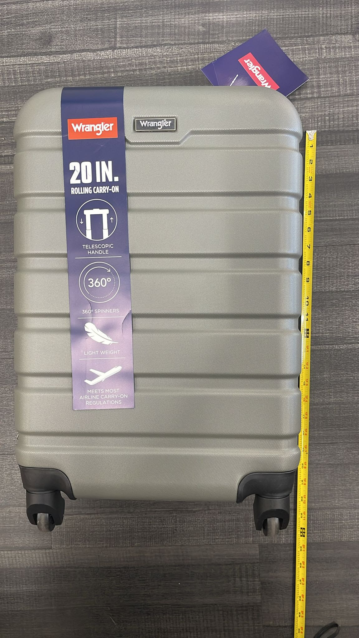 Wrangler 20-inch Carry-On Rolling Luggage. 1000 Units.