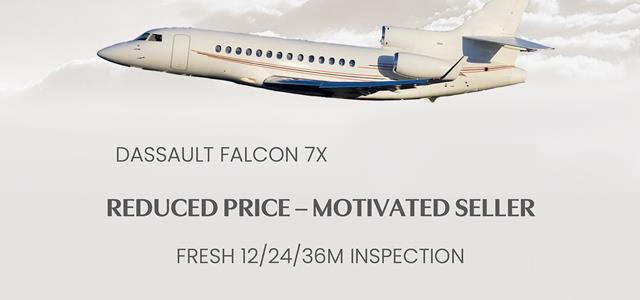 Fresh Inspection & Reduced Price – Falcon 7X