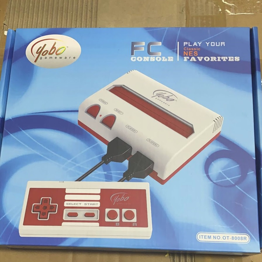 Yobo FC Console Video Game System to play NES 8 Bit Nintendo Games.  860 Units. EXW Los Angeles $9.95 Unit. Retail $28.00