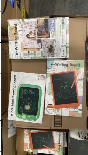 Assorted Writing Board for Kids. 7773 Units. EXW TX USA  $3.50 Unit