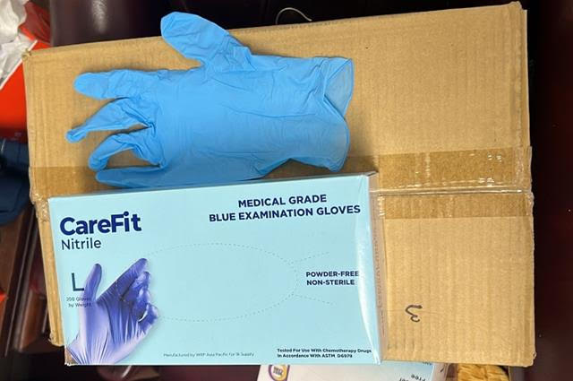 Blue Examination Nitrile Gloves USA