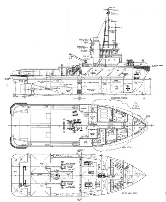 Ref. No. : BNC-AHT-3600-07 (M/T DANUM 76),  AHT / TOWING / UTILITY TUGBOAT