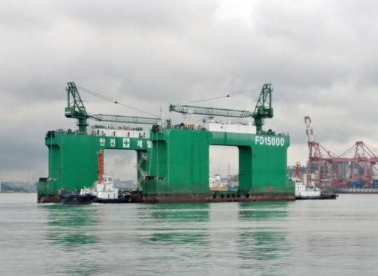 Ref. No. : BNC-FD-15000-11 (DONGBU FD 15000), CAISSON FLOATING DOCK