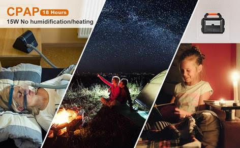 Perfect for Promotions iRozce 300W Portable Power Station 296Wh Solar Generators with 80000mAh Lithium Battery,             